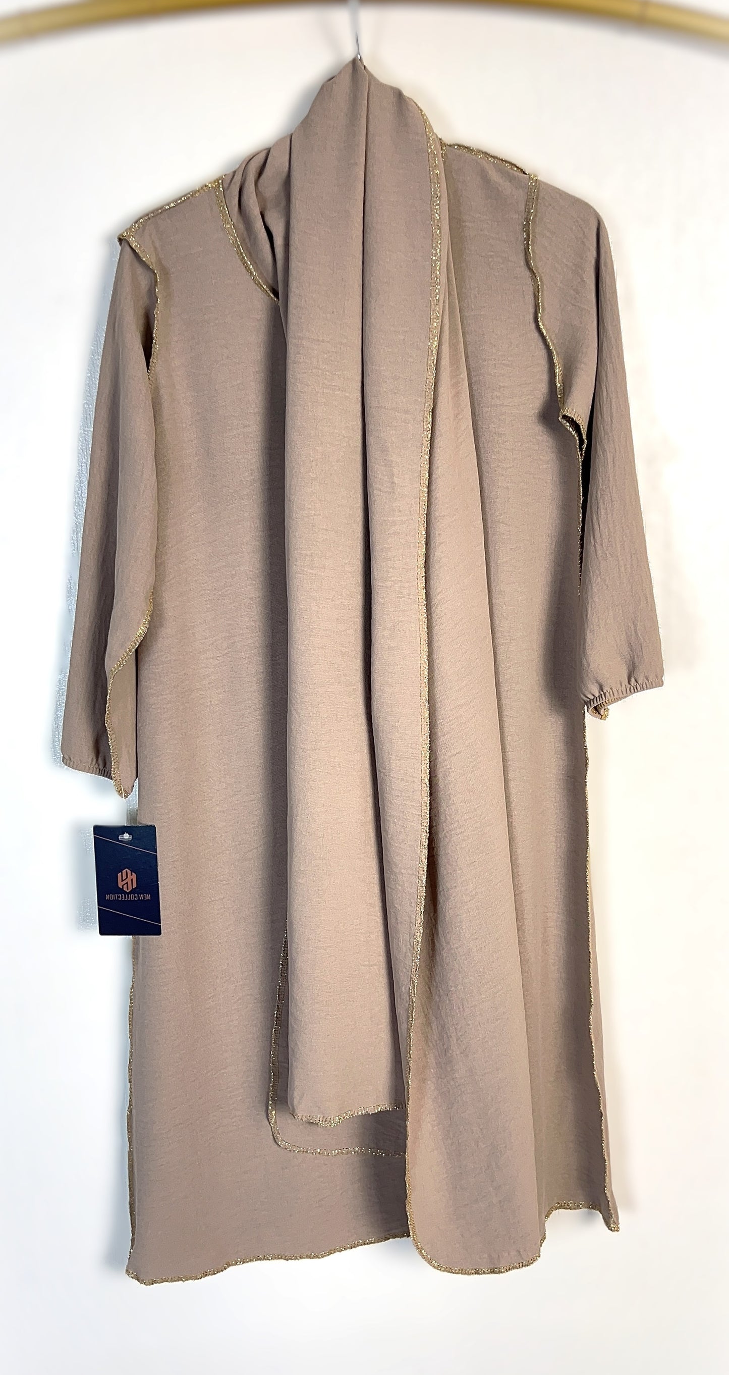 KINDER ABAYA MIT INTEGRIERTEM SCHAL (verfügbar in verschiedenen Farben)