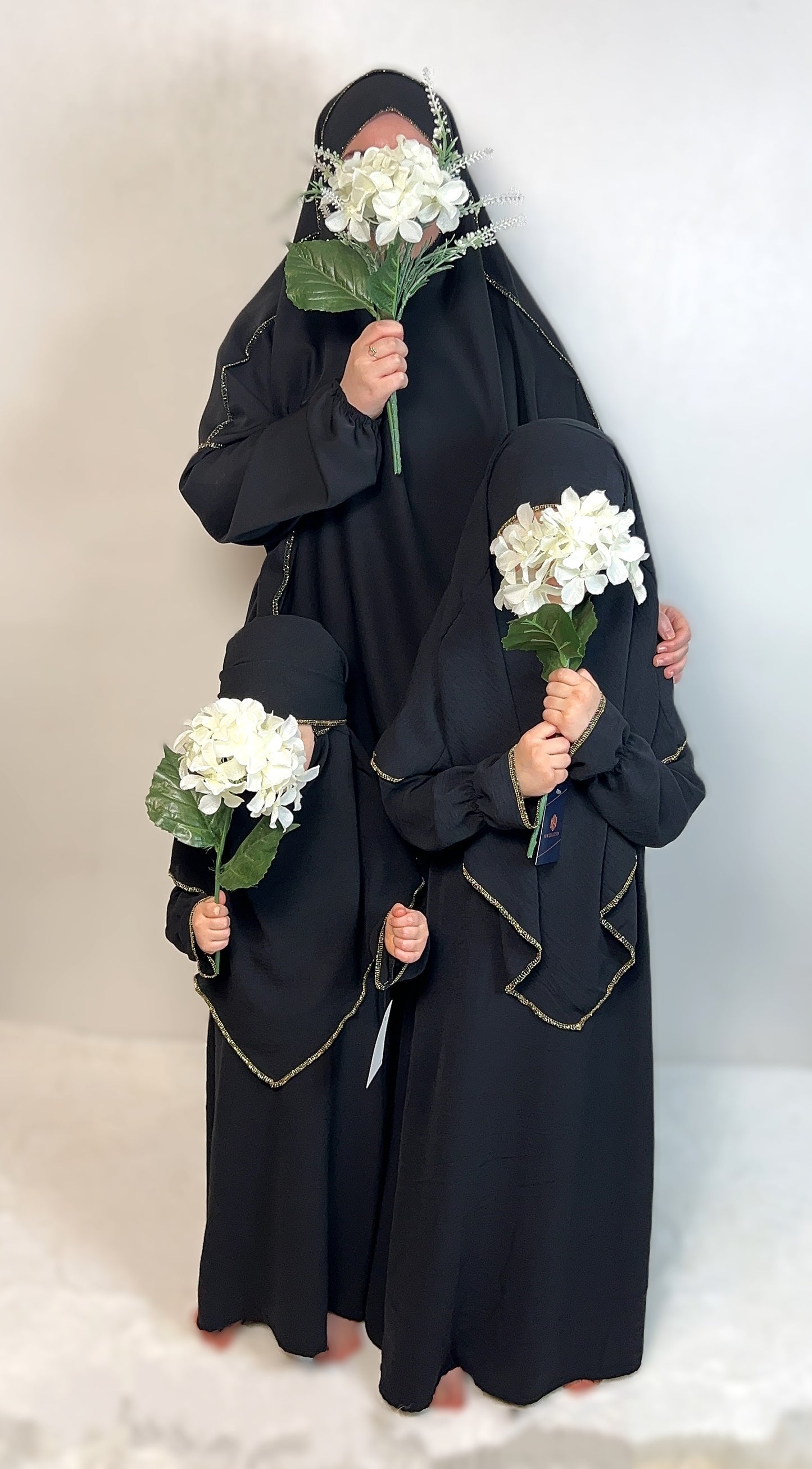 KHIMAR + ABAYA SET MEDINA-SEIDEN-STIL (SARAH)