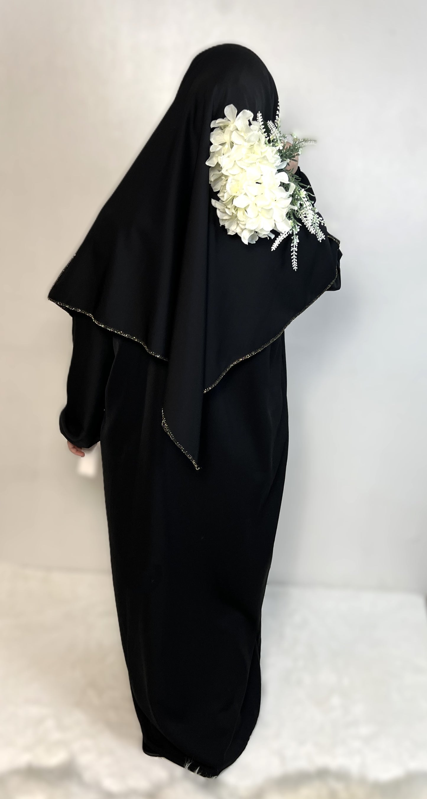 KHIMAR + ABAYA SET MEDINA-SEIDEN-STIL (SARAH)
