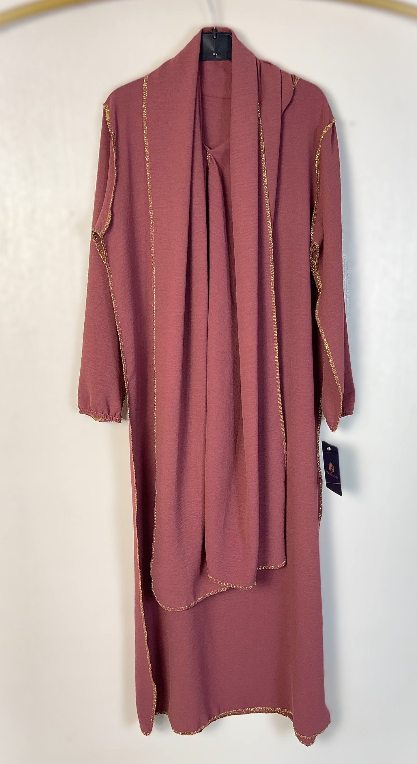 KINDER ABAYA MIT INTEGRIERTEM SCHAL (verfügbar in verschiedenen Farben)
