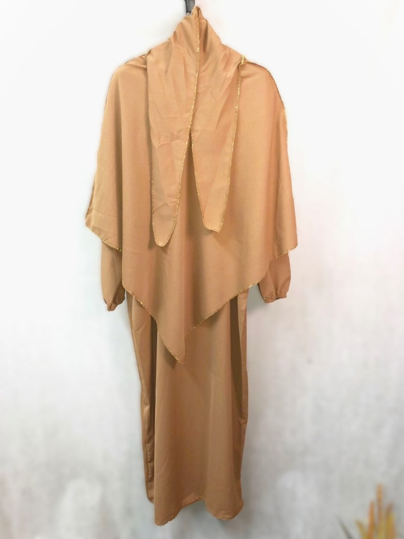 KHIMAR + ABAYA SET MEDINA-SEIDEN-STIL (SARAH)