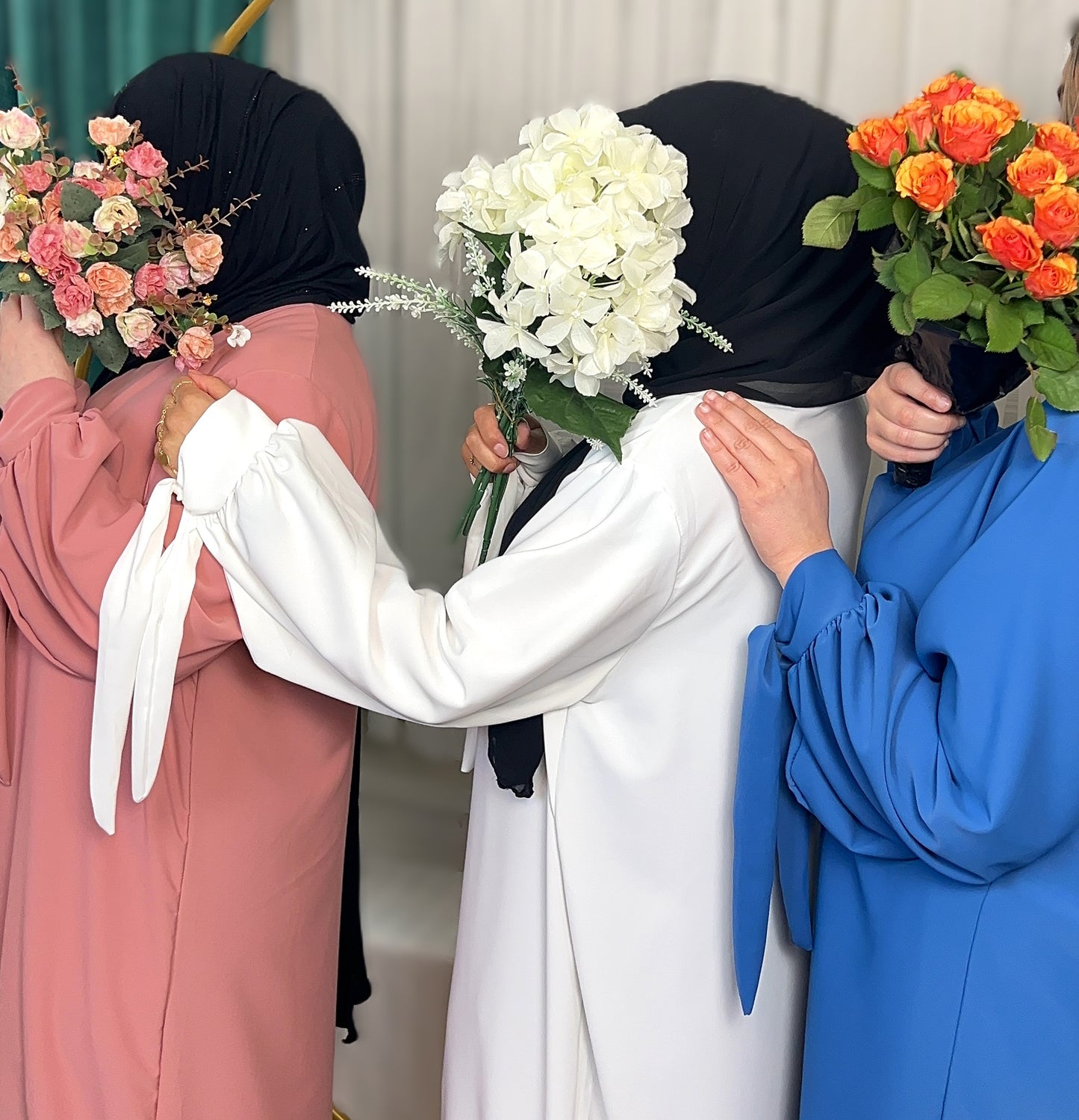 ABAYA KLEID SCHLEIFE MEDINA-SEIDEN-STIL (SALMA)