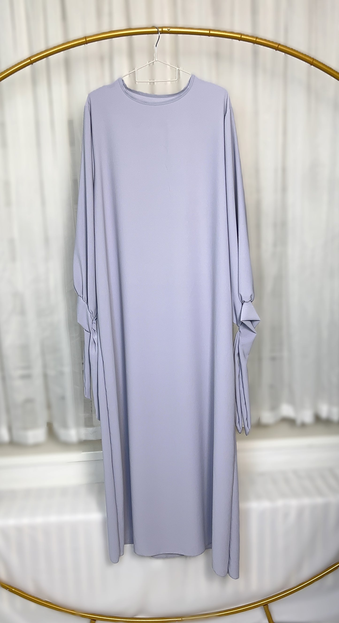 ABAYA KLEID SCHLEIFE MEDINA-SEIDEN-STIL (SALMA)