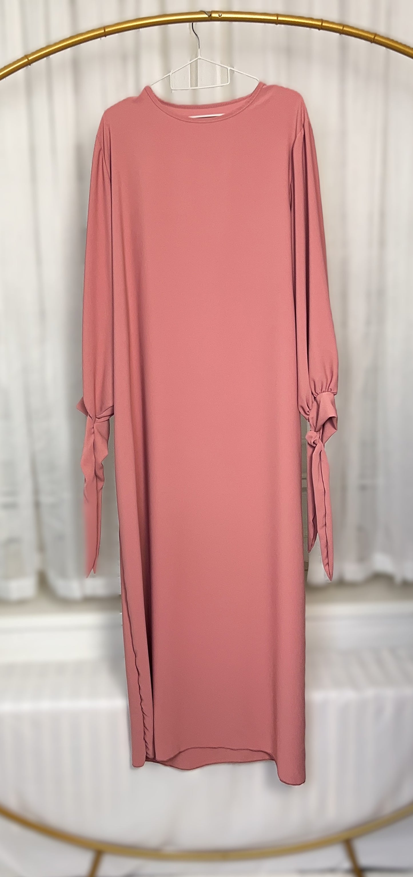 ABAYA KLEID SCHLEIFE MEDINA-SEIDEN-STIL (SALMA)