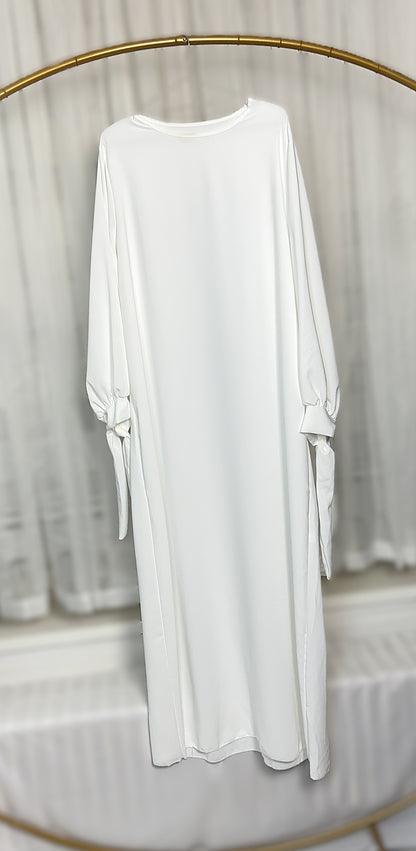 ABAYA KLEID SCHLEIFE MEDINA-SEIDEN-STIL (SALMA)