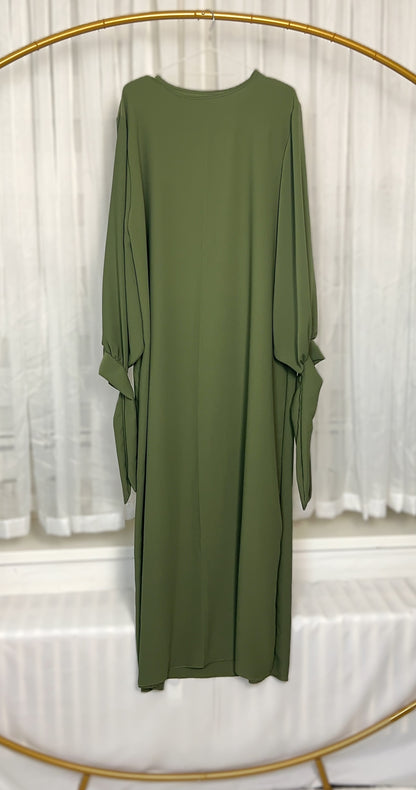 ABAYA KLEID SCHLEIFE MEDINA-SEIDEN-STIL (SALMA)