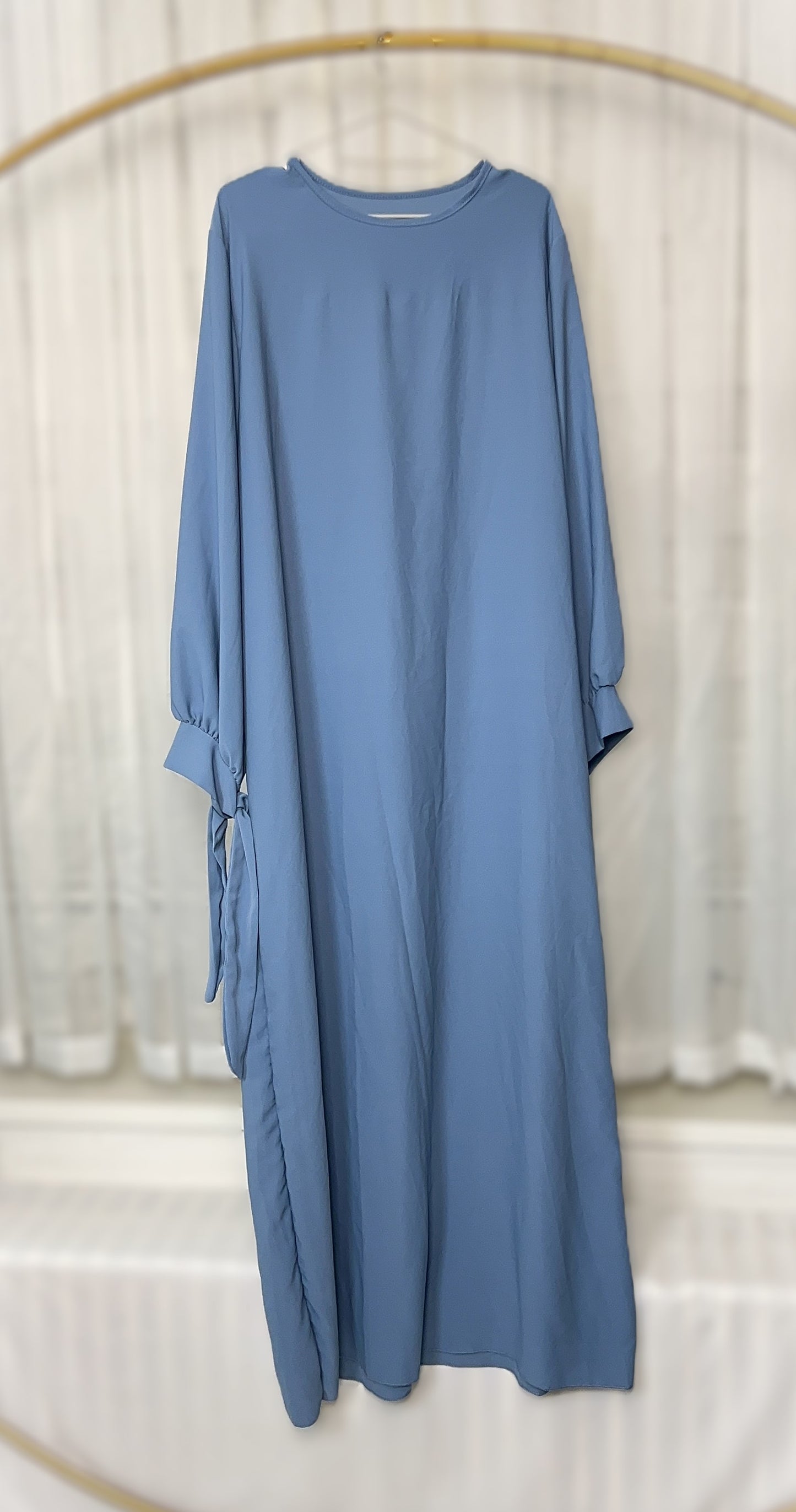 ABAYA KLEID SCHLEIFE MEDINA-SEIDEN-STIL (SALMA)