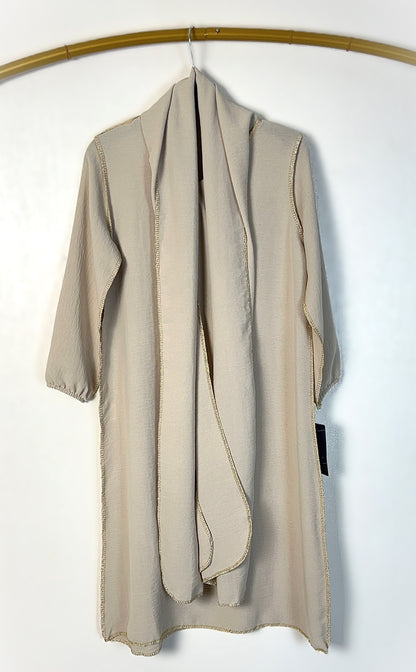 KINDER ABAYA MIT INTEGRIERTEM SCHAL (verfügbar in verschiedenen Farben)