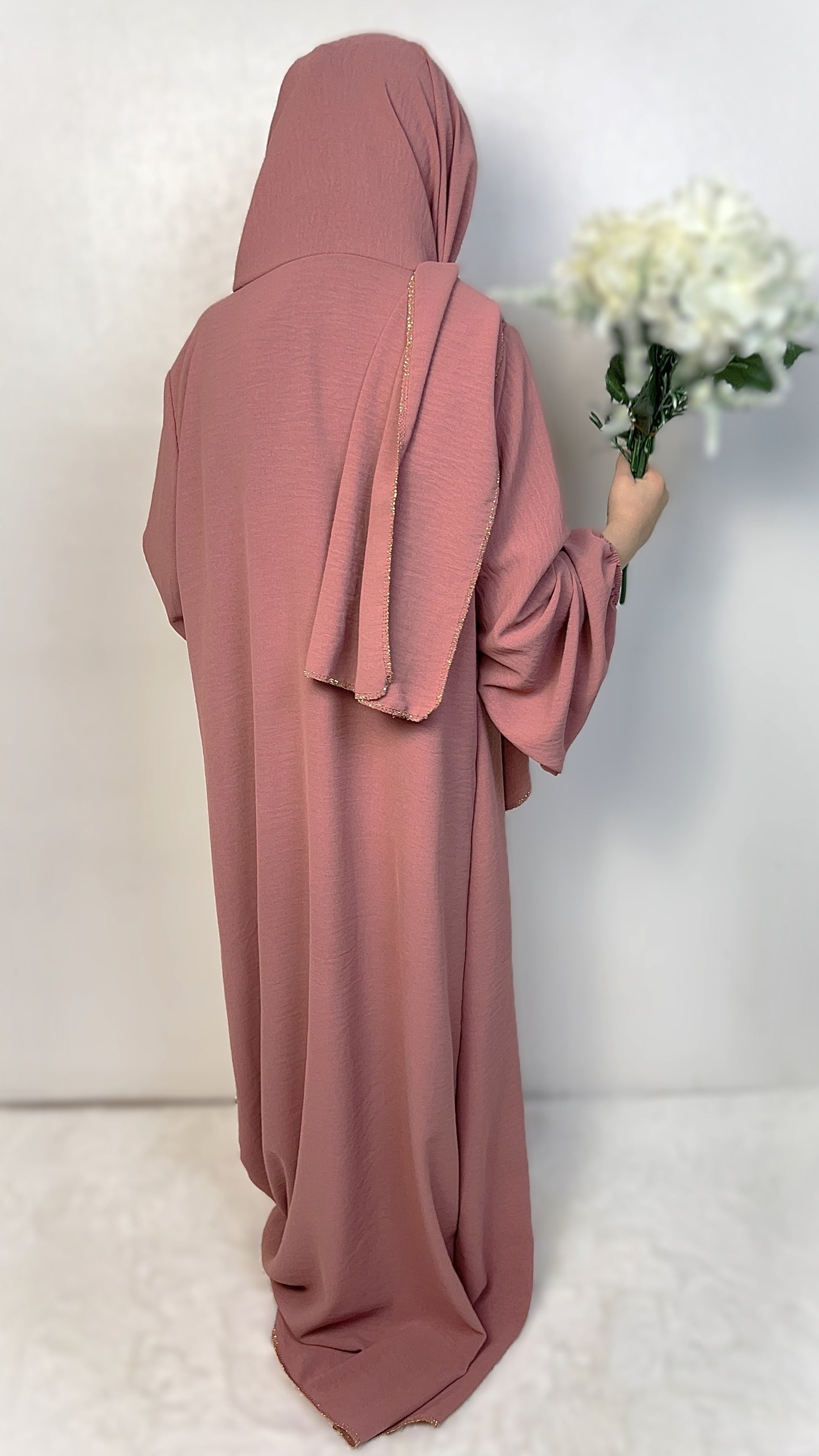 KINDER ABAYA MIT INTEGRIERTEM SCHAL