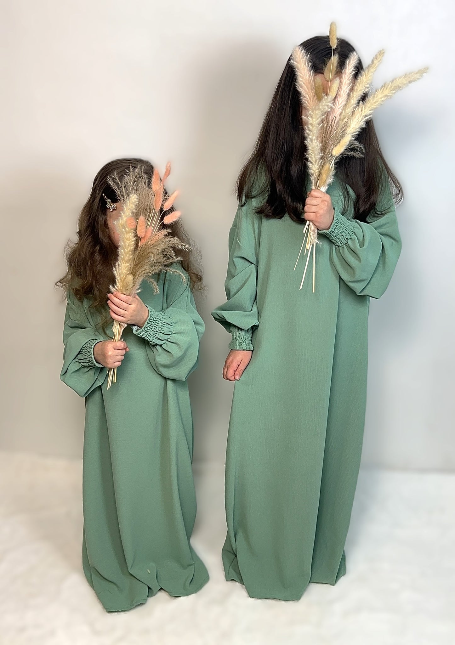 KINDER ABAYA TÜRKIS