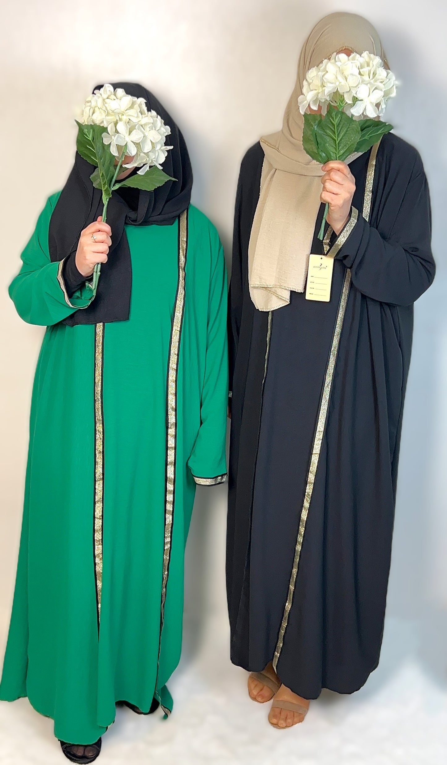 ZWEITEILIGE ABAYA JAZZ (LAYAL)