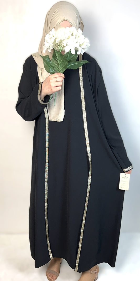 ZWEITEILIGE ABAYA JAZZ (LAYAL)