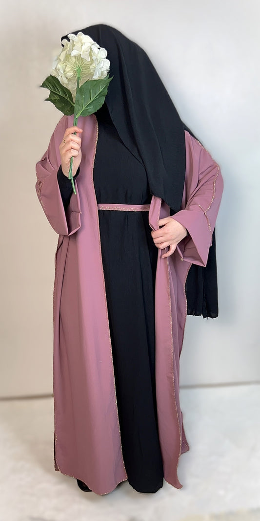 KIMONO MIT GÜRTEL MEDINA-SEIDEN-STIL (ALIA)