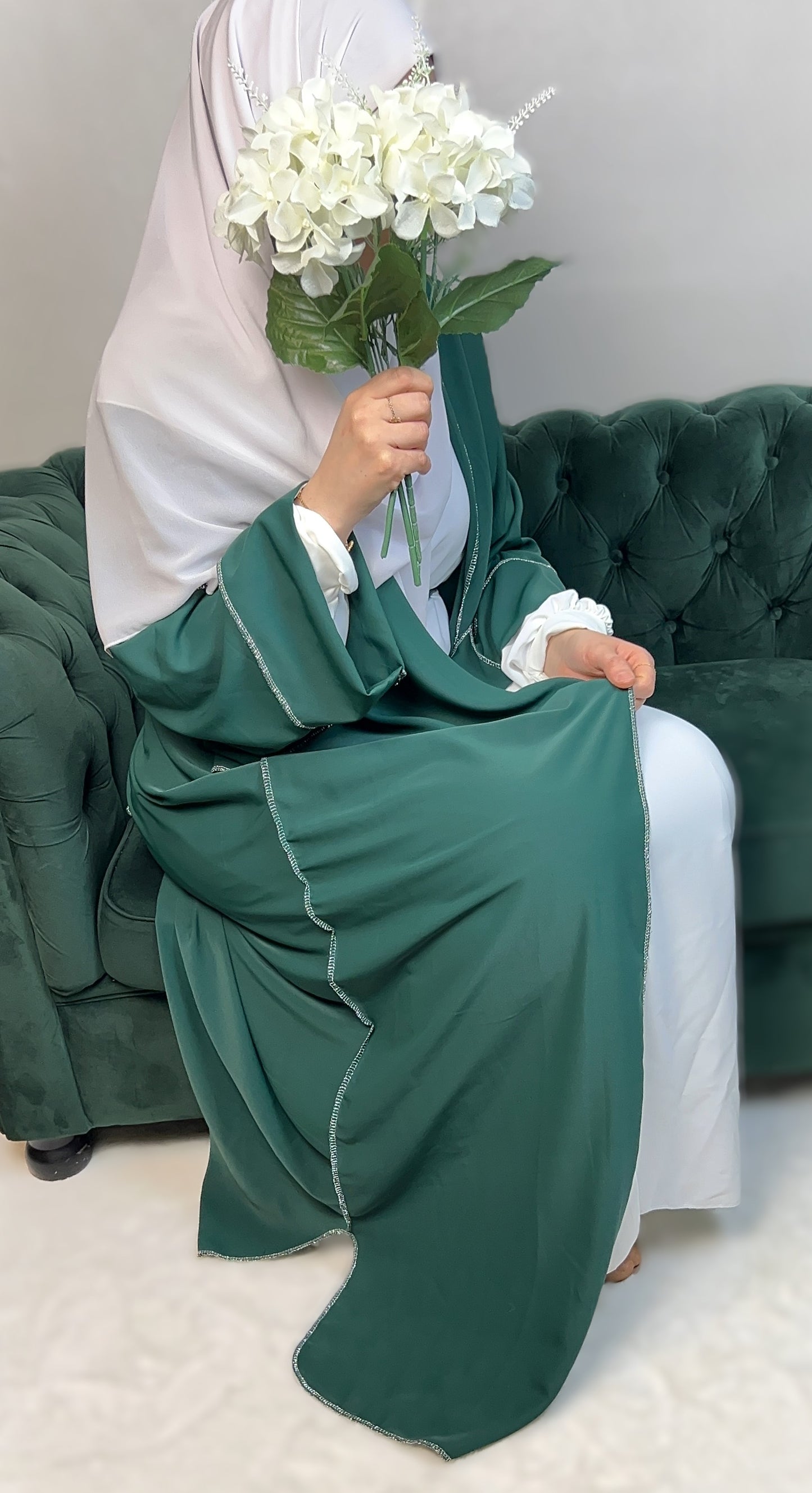 KIMONO MIT GÜRTEL MEDINA-SEIDEN-STIL (SENA)