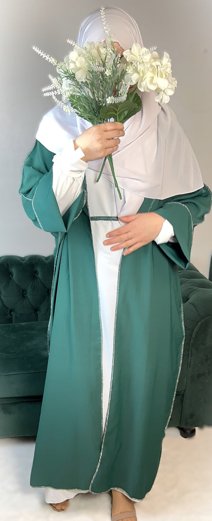 KIMONO MIT GÜRTEL MEDINA-SEIDEN-STIL (SENA)