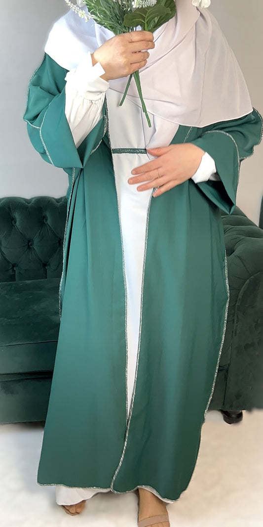 KIMONO MIT GÜRTEL MEDINA-SEIDEN-STIL (SENA)