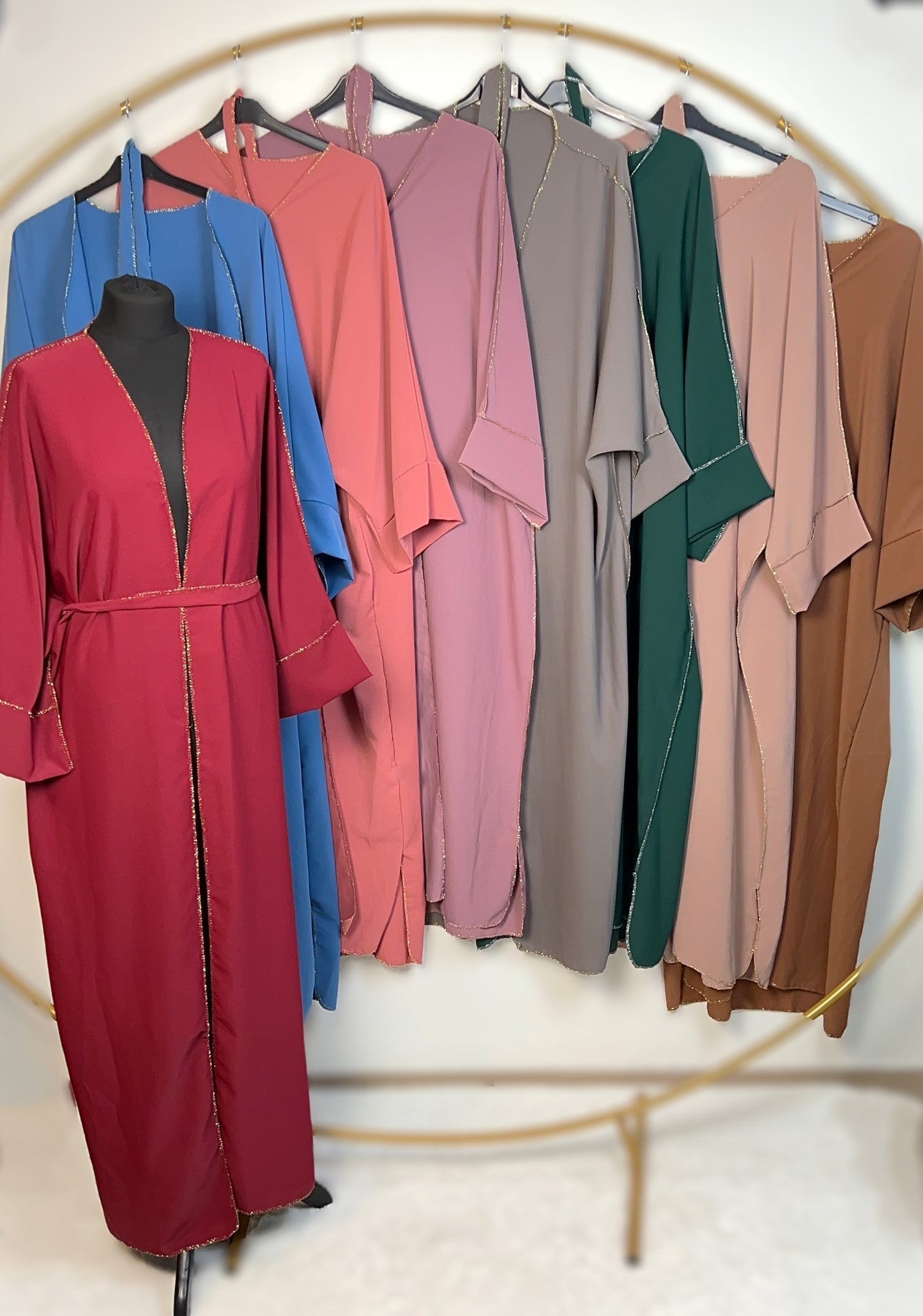 KIMONO MIT GÜRTEL MEDINA-SEIDEN-STIL (ALIA)