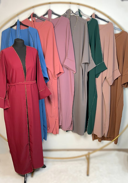 KIMONO MIT GÜRTEL MEDINA-SEIDEN-STIL (ALIA)