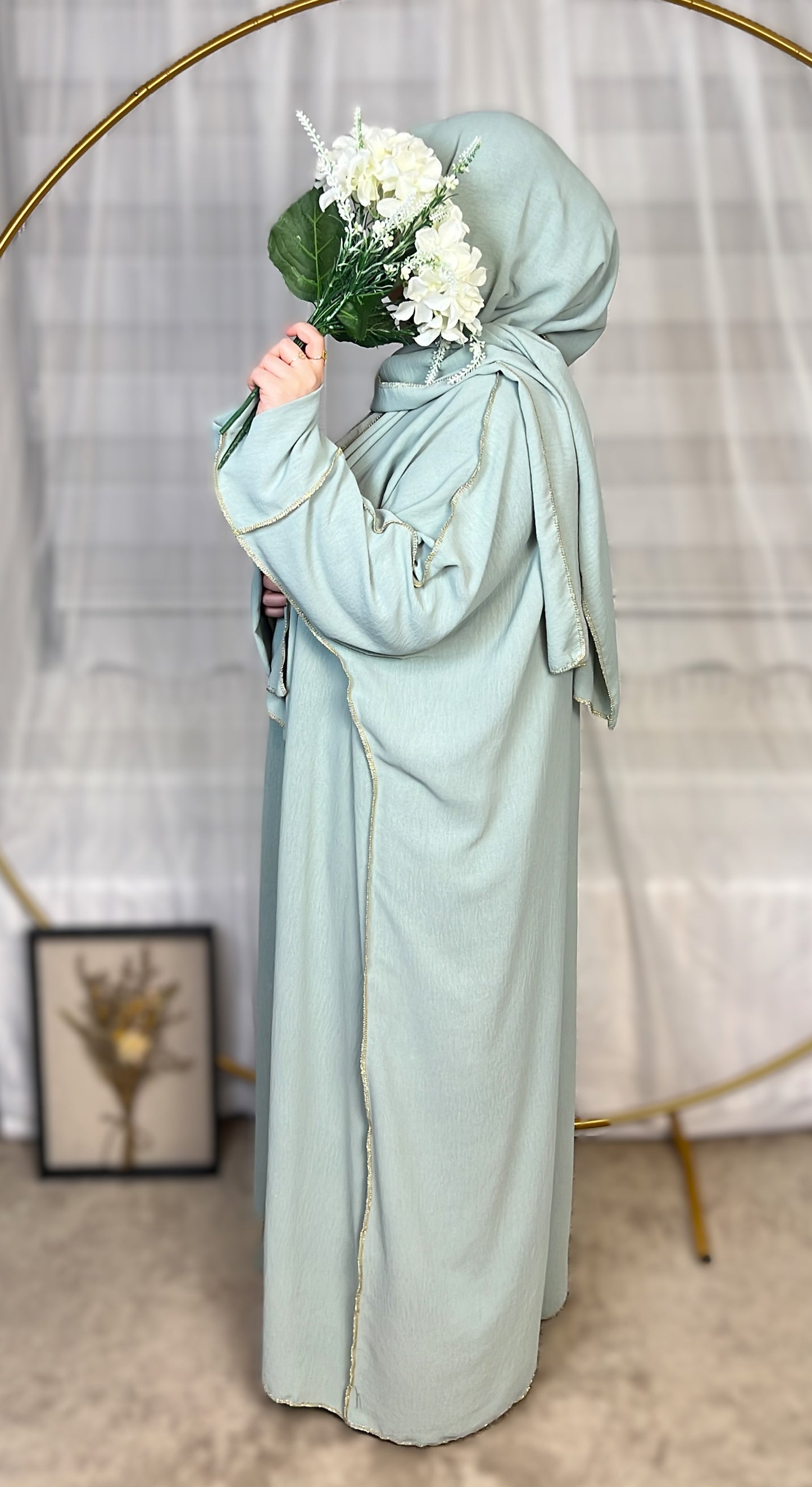 ABAYA SET 3-TEILIG JAZZ (SAMIRA) Mint