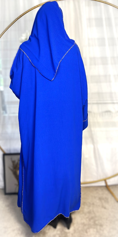 ABAYA SET 3-TEILIG JAZZ (SAMIRA) Royalblau
