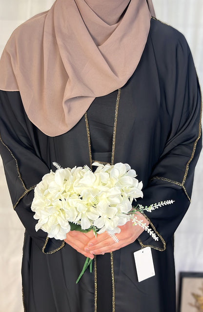 ABAYA SET 3-TEILIG MEDINA-SEIDEN-STIL (AISCHA)
