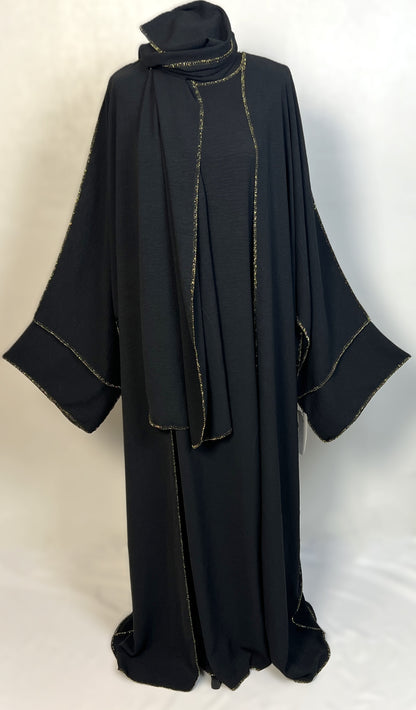 ABAYA SET 3-TEILIG JAZZ (JASMIN)