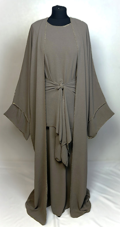 ABAYA SET 3-TEILIG JAZZ (JASMIN)