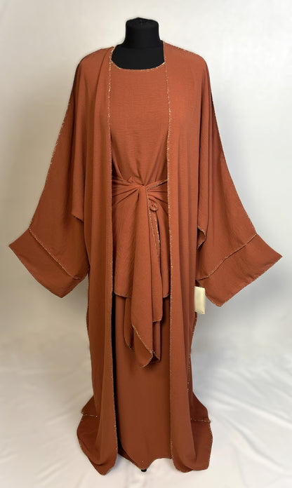 ABAYA SET 3-TEILIG JAZZ (JASMIN)