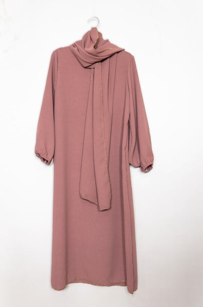 KINDER ABAYA MIT INTEGRIERTEM SCHAL