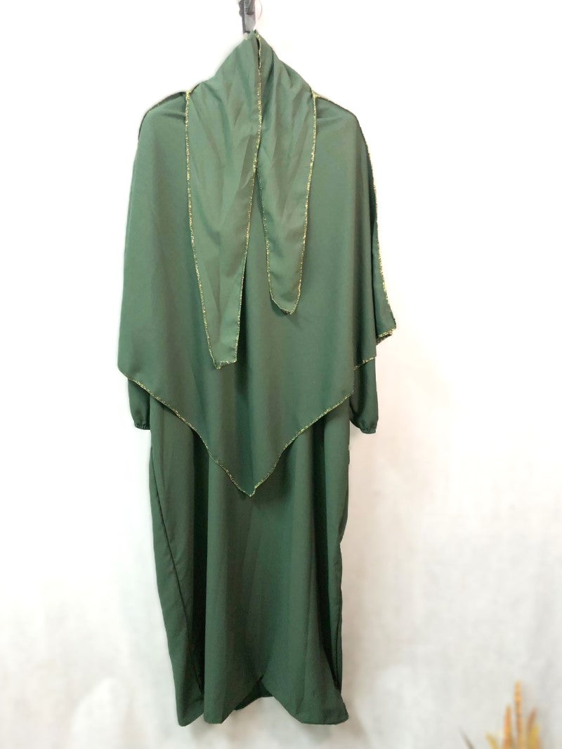 KHIMAR + ABAYA SET MEDINA-SEIDEN-STIL (SARAH)