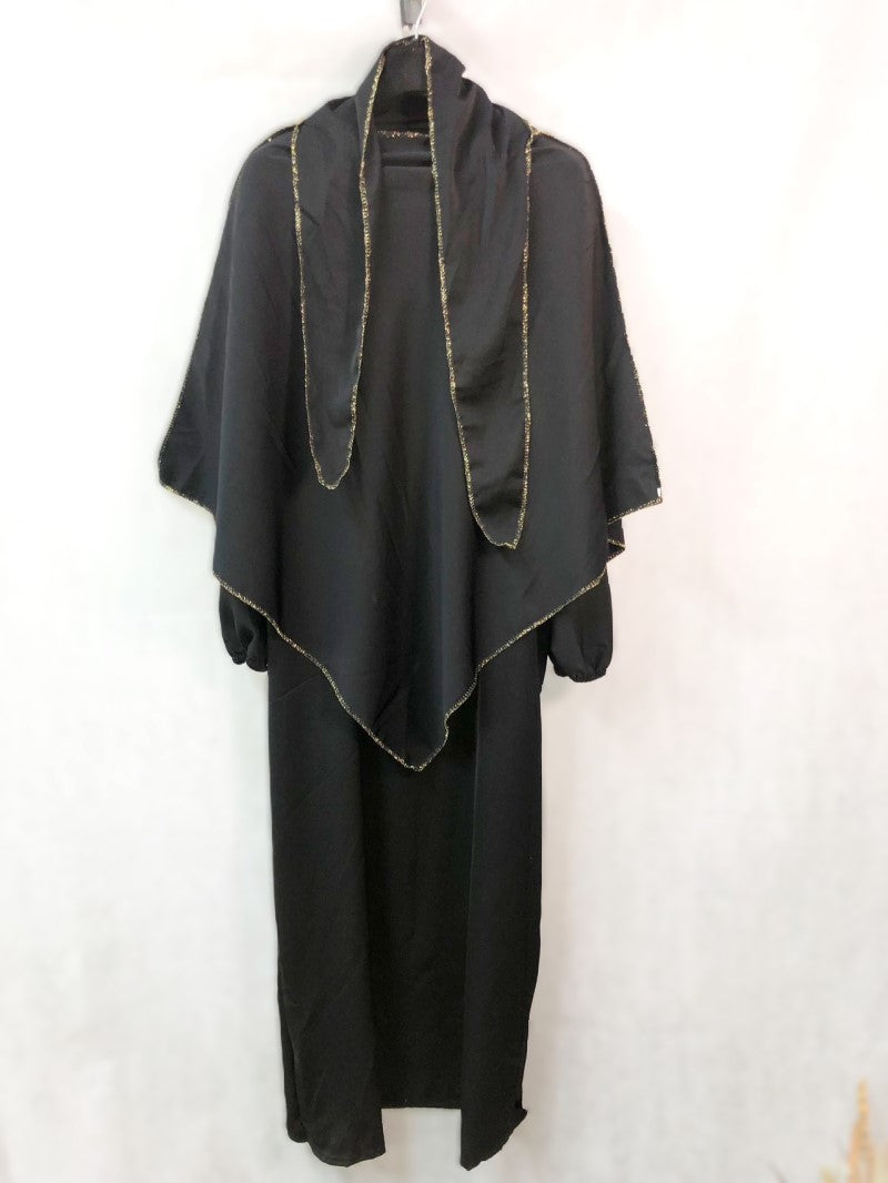 KHIMAR + ABAYA SET MEDINA-SEIDEN-STIL (SARAH)