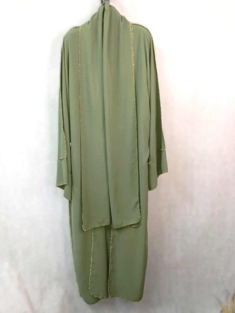 ABAYA SET 3-TEILIG JAZZ (JASMIN)
